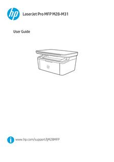 Hewlett Packard LaserJet MFP M28 manual. Camera Instructions.